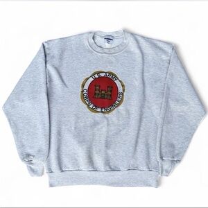 Jerzees Gray Crewneck Sweater is army corps of engineers